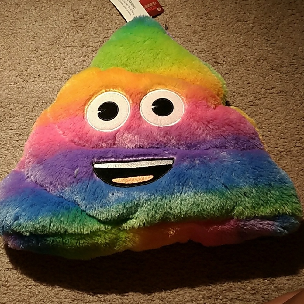 Poop emoji bag